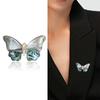 Shell Style Brooch Retro Shell Series Butterfly Brooch, Women's Butterfly Chest Flower