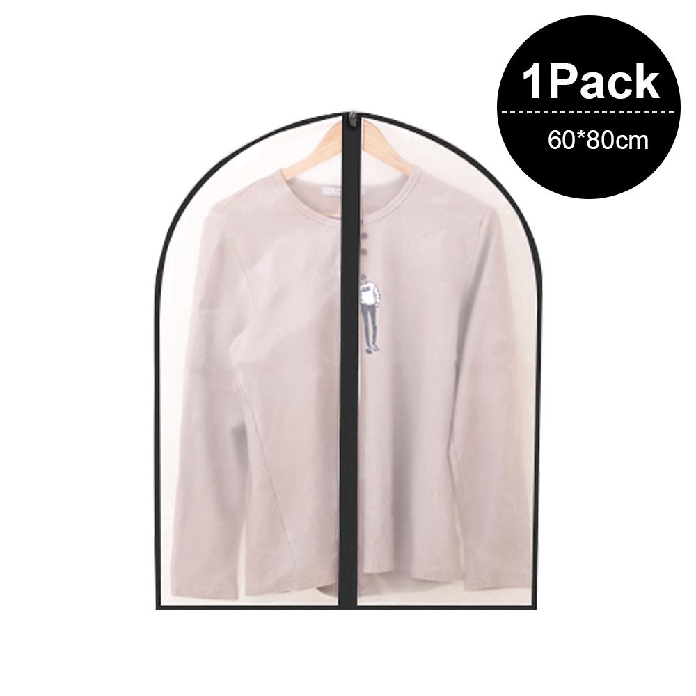 3D молния пылезащитный чехол для одежды хранение одежды гардероб костюм сумки шкаф вешалки чехол для одежды пылезащитный мешок подвесной органайзер 1 шт