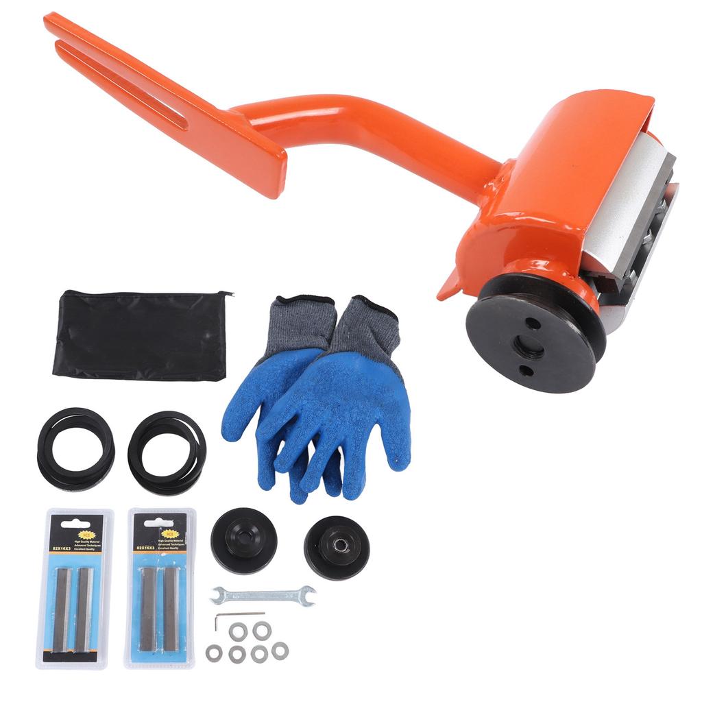 Log Peeler Debarker Multifunctional Chainsaw Debarking Attachment Wood Debarking Tool with 6 Lengthened Blades Log Peeler