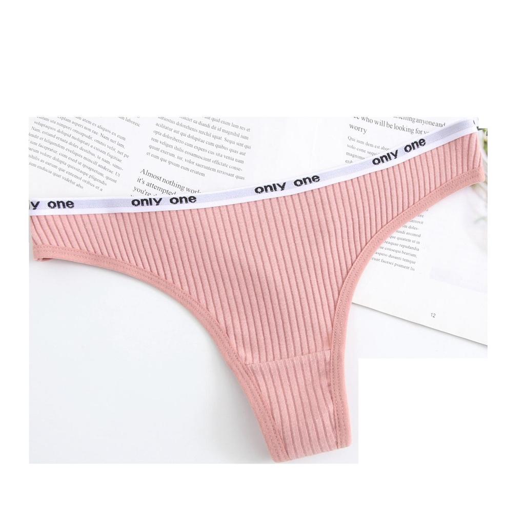 Женские сексуальные стринги из чистого хлопка с низкой талией