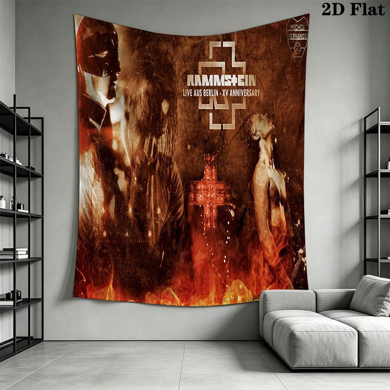 Rammstein Album Cover Mystery Bedding 1 Duvet Cover 2 Pillowcase Without Core Soft And Comfortable Duvet Cover And Pillowcase