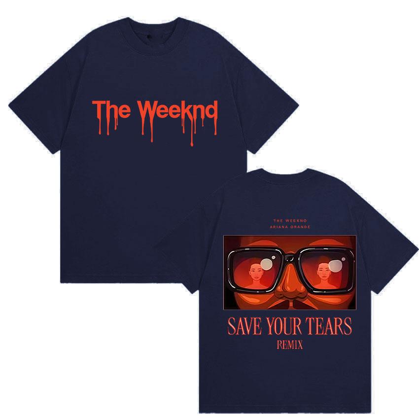The Weeknd Ariana Orande Новый Альбом 2025 Графические Футболки Мужские Женские Винтажные Хип-Хоп Оверсайз Хлопковая Футболка Фанаты Уличная Одежда