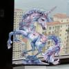 Horse Shaped Acrylic Sign 2D Flat Horse Tabletop Centerpiece for Corner Living Room Fireplace Shelf Office Home Decor