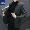 Мужской стеганый хлопковый блейзер Romon - Высококлассный повседневный пиджак для весны/осени для деловой формальной одежды
