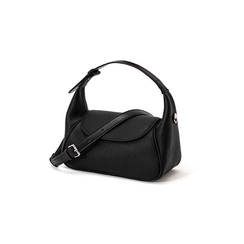 Сумка с нишевым дизайном из воловьей кожи, сумка для тостов, новая минималистичная кожаная женская сумка, сумка через плечо на одно плечо