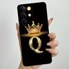 Для Realme C85 Pro 2025 Чехол для телефона с короной и начальной буквой для пары RealmeC85 Pro 4G RMX5555 Мягкий силиконовый TPU Защитный чехол для объектива