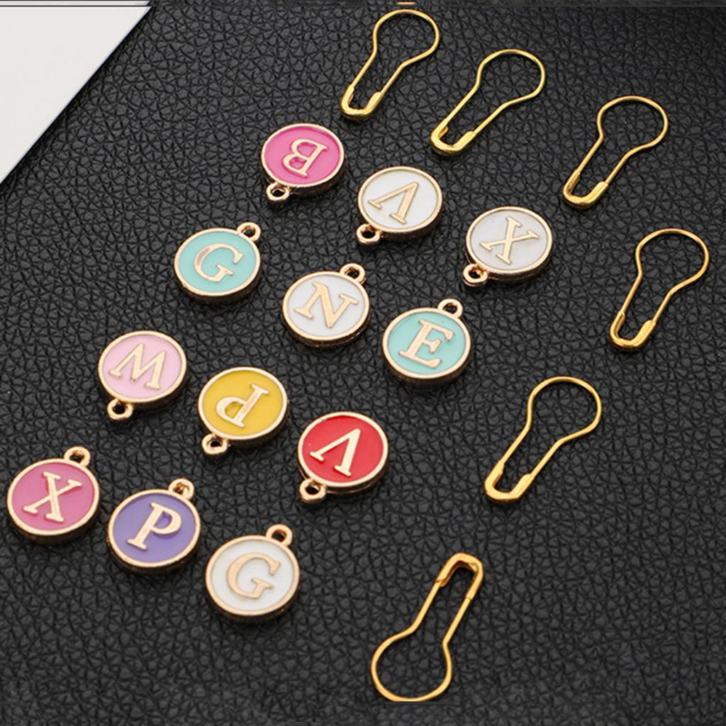 Маркеры для вязания Практичные маркеры для вязания Буквы Маркеры для вязания крючком Держатель для вязания Инструмент для вязания для поделок