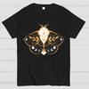 Night Moth Unisex 100% Cotton Summer Casual Cool Loose T-Shirt