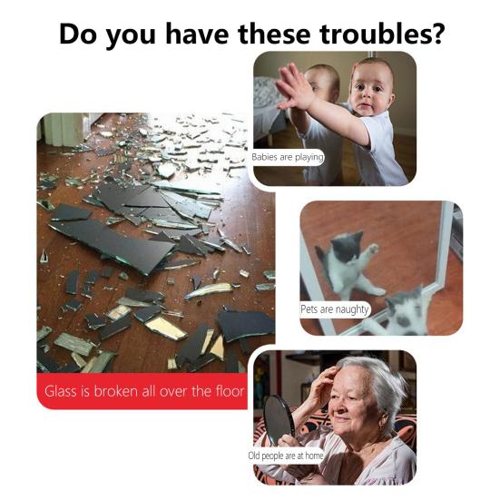 100/200 см мягкое настенное зеркало водонепроницаемое самоклеящееся зеркало на всю длину тела небьющееся украшение для гостиной спальни ванной комнаты зеркало наклейка