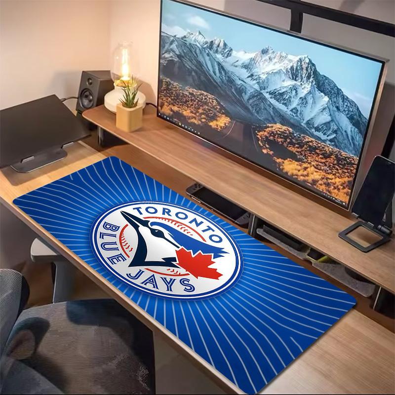 Toronto Blue Jays Print Cushion Non-slip Laptop Tablet Big Mousepad XXL Mat Mini PC Playmat With Lock edge