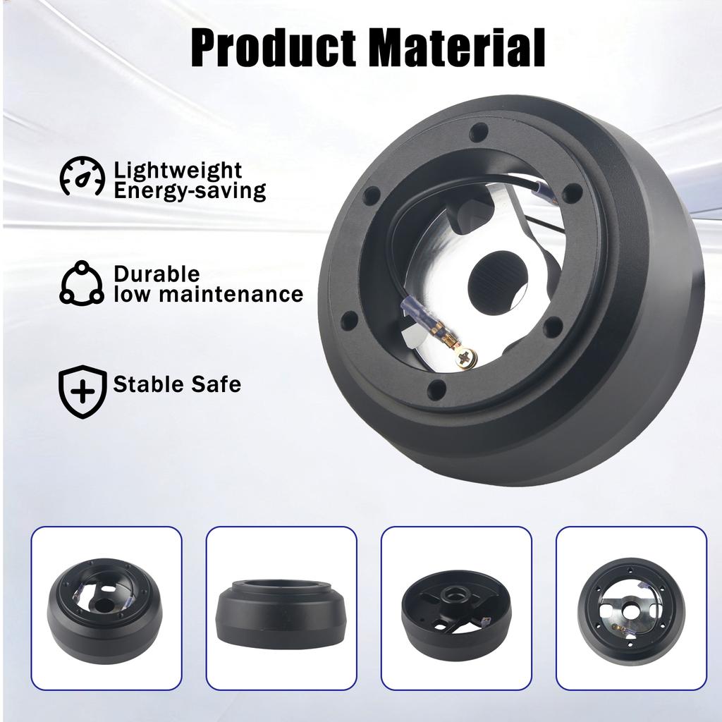 171H Steering Wheel 6 Bolt Short Hub Adapter Compatible With 96-06 Jeep Wrangler TJ 07-18 Jeep Wrangler JK