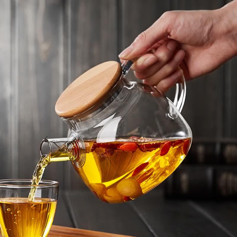 MARYYA Heat-Resistant Glass Teapot and Cold Drink Pitcher