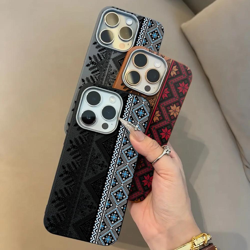 Роскошный Модный Ретро Чехол-Брелок Для Телефона iPhone 17 16 15 14 11 Pro Max 13 12 Plus Воздушная Защита Ударопрочный Силиконовый Мягкий Чехол