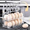 3-Tier Egg Holder for Refrigerator,Clear Egg Storage Container with Large Capacity, Durable & Easy Access Design for Home Kitchen, Egg Trays