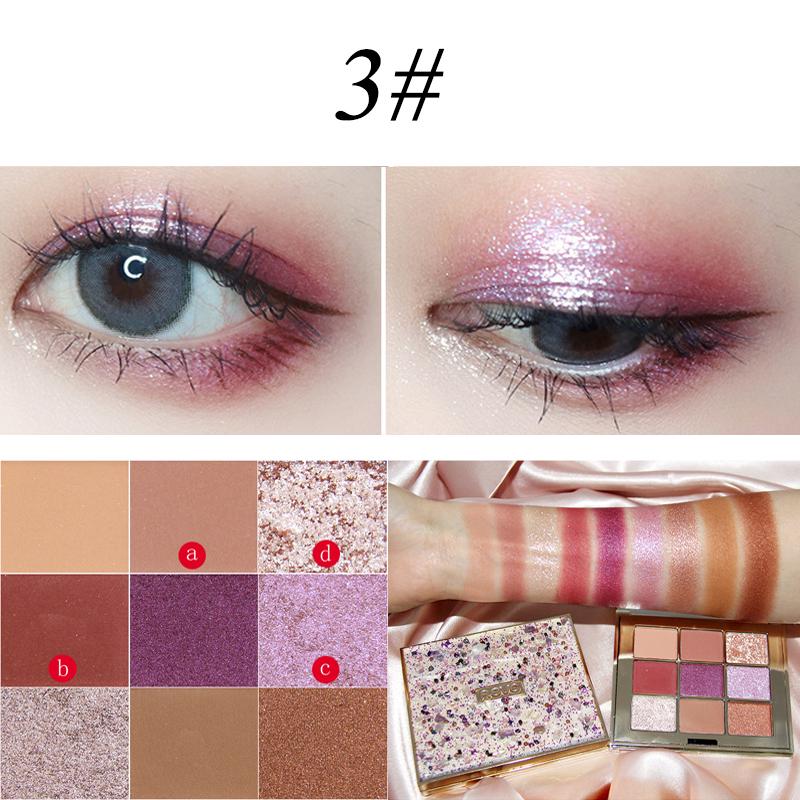 Мода 9 цветов палитра теней для век натуральный длительный перламутровый матовый макияж тени для век порошок