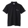 Champion Script Logo Embroidered Basic Polo Short Script Logo Embroidered Polo Shirt XL Shirt, Sleeve, 100% Cotton, C3-X361Z, Men's, Black,