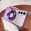 M 14 34 54 55 Роскошный блестящий чехол-держатель для Samsung Galaxy M14 M34 M54 M23 M52 M55 M51 Силиконовый чехол-подставка S24 Fe Plus
