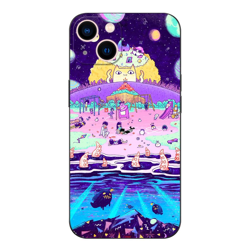 Black Tpu Case For Vivo Y52 Y70 Y70s Y70T Y71 Y71A Y72 Y73S Y75 Y76 Y75 Y81 5G 2020 Omori