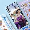 Anime Genshin Impact Fischl Case For Samsung Galaxy S23 S22 Ultra S21 Plus S8 S9 S10 Note 10 20 Ultra S20 FE S21 FE Cover