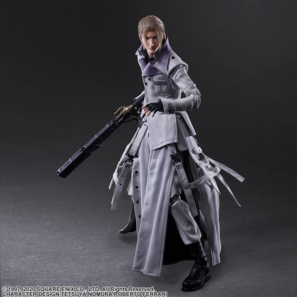 Final Fantasy VII Remake PLAY ARTS Kai Руфус Шинра ПВХ Раскрашенная Фигурка Действия