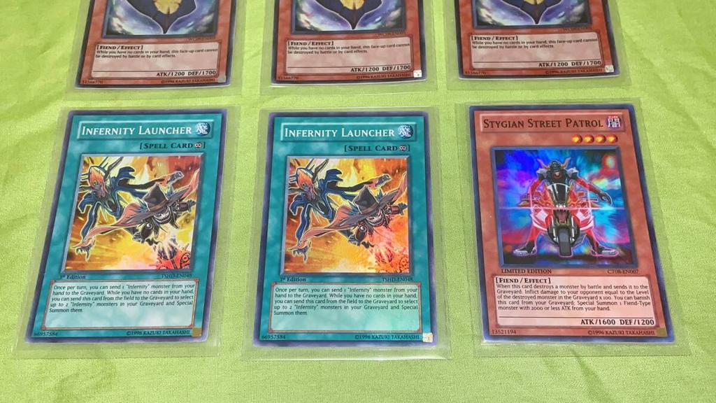 Yu-Gi-Oh! Infernity Gun Английская Промо 1-й Хранитель Демон Кёсукэ Кириу Золотой Адский Путь Патруль Карты Колоды Самая Низкая Цена