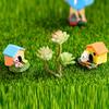 Cute Cartoon Resin Animal House Ornaments Ideal For Succulent Gardens And Diy Projects