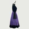 Фиолетовый костюм для косплея ведьмы, костюм для Хэллоуина, фестиваля призраков, сценических выступлений
