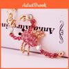 Crystal Keychain Creative Diamond Scorpion Metal Pendant For Car Or Womens Bag Accessories Ideal Gift