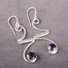 Iolite Gemstone Jewelry, 925 Solid Sterling Silver Earrings, Beautiful Handmade Earrings For Wedding Gift