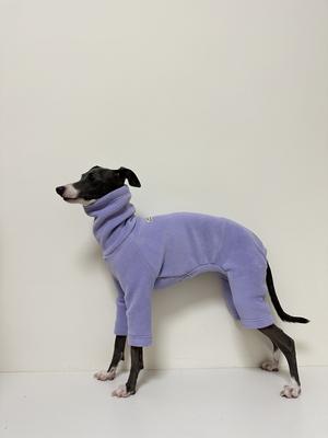Fahison Whippet Italian Greyhound Clothing Роскошные флисовые пижамы для собак Зимняя теплая водолазка Эластичная одежда для домашних животных
