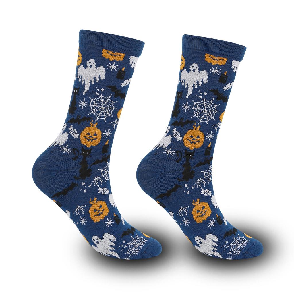 Хэллоуин повседневные женские носки креативные косплей хип-хоп новинка Харадзюку костяная паутина мужские скейтборд пара длинные носки