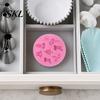 Festive Decoration Mold Christmas Silicone Mold, with 8 Christmas-Themed Shapes, Non-Stick Durable Handmade Soap Easy Clean for Chocolates Fondant