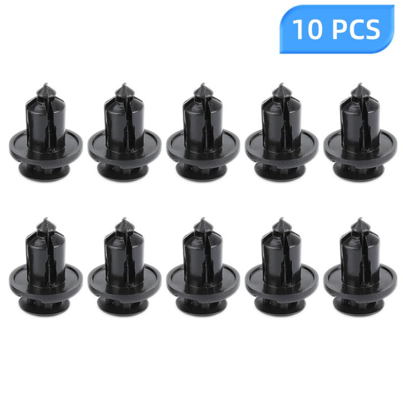 10-50 шт. черные крючки для фиксации переднего бампера и зажимы для крепления заклепок для отделки автомобиля Honda Accord, аксессуары