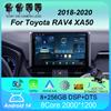 Car Radio Android 14 Carplay For Toyota RAV4 XA50 2018 2019 2020 Navigation Multimedia GPS Player Stereo WiFi+4G Video DSP 2 DIN