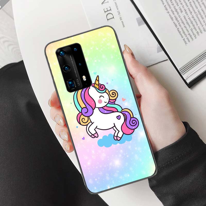Unicorn Flamingo Phone Case For Huawei Mate 40 30 20 Pro 10 Pro Huawei P50 P40 P30 Lite P20 P10 Lite Cover