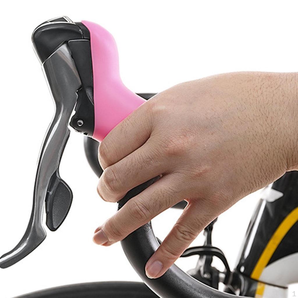 2 шт. чехлы на рычаг переключения передач велосипеда, чехол на ручку, противоскользящий силиконовый дорожный велосипед