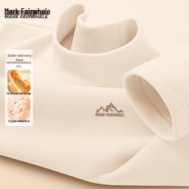 Mark Fairwhale Men's Semi-High Neck Long Sleeve T-Shirt