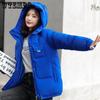 Short Cotton Jackets for Women Autumn Winter Large Size Loose Hooded Coats Female Solid Color Casual Warm Coats