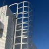 JILIANG Galvanized Caged Steel Multi-section Ladder