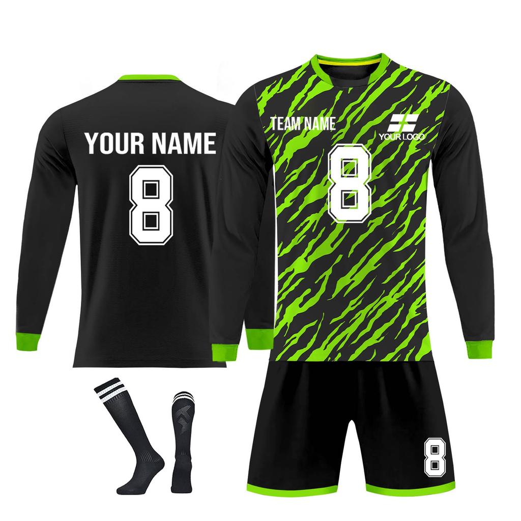 Personalised Shirts Kit Mens Girls With Name Number Custom Football Jerseys For Boys Training Suit