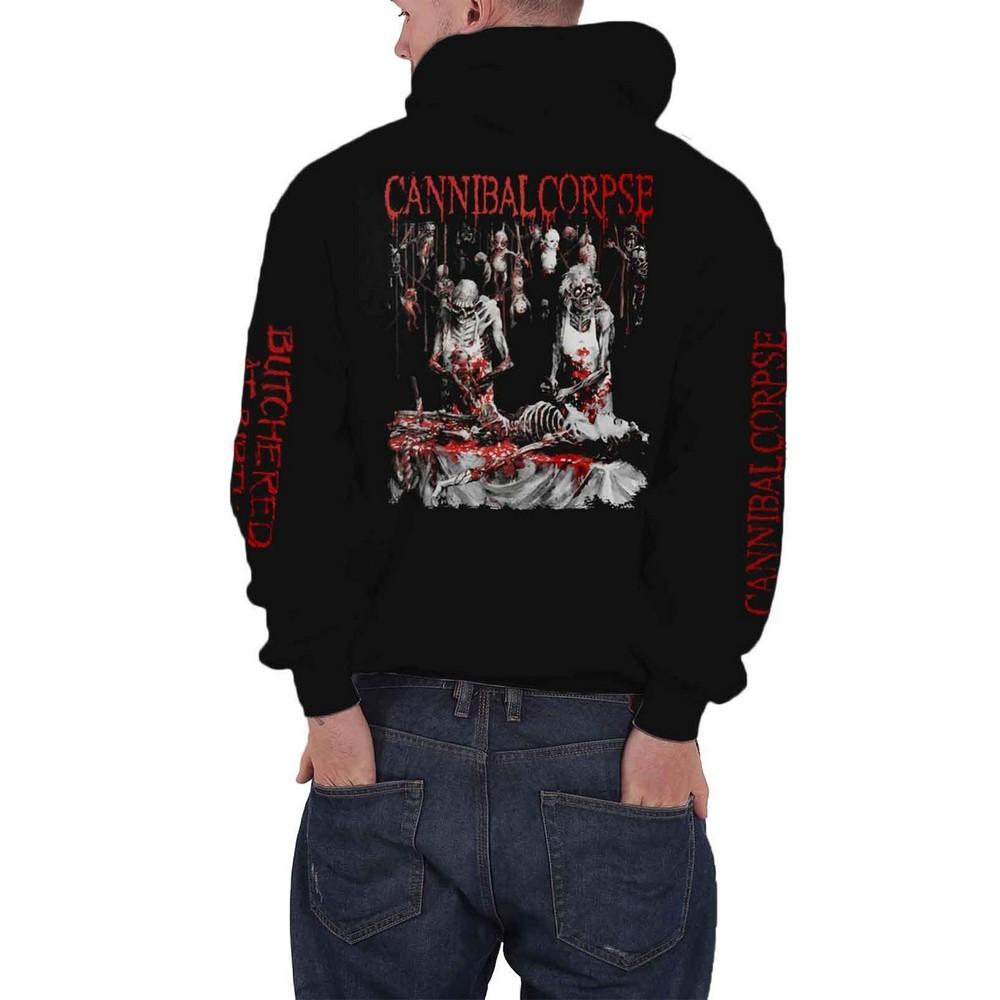 Худи унисекс для взрослых Cannibal Corpse 'Butchered At Birth' (с явным изображением)