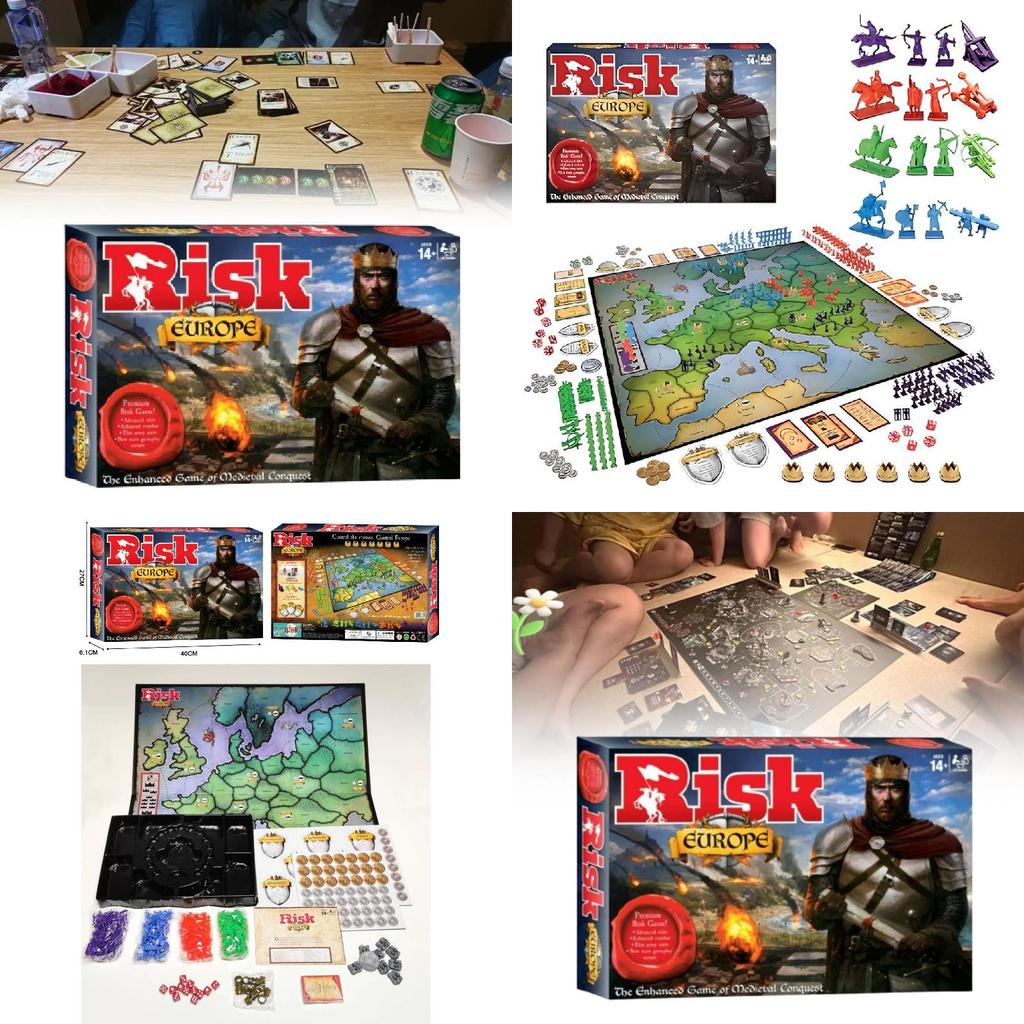 Risk Europe Card Game For Party Events And Group Play With Engaging And Humorous Features