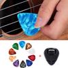 Guitar Pick Electric Guitar Picks Professional 10X Colorful Picks for Classical Strumming Flatpicking Beginner 0.46mm Thick