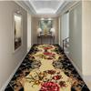 Luxury Long Corridor Carpet Non-slip Stairway Hallway European Decoration Runner Rug Washable Aisle Kitchen Mat Customizable