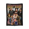 Винтажное одеяло 90-х годов с изображением семьи из сериала «Клан Сопрано», флисовое, для весны и осени, портативное, ультрамягкое, плед для дивана, диванной кровати, покрывало