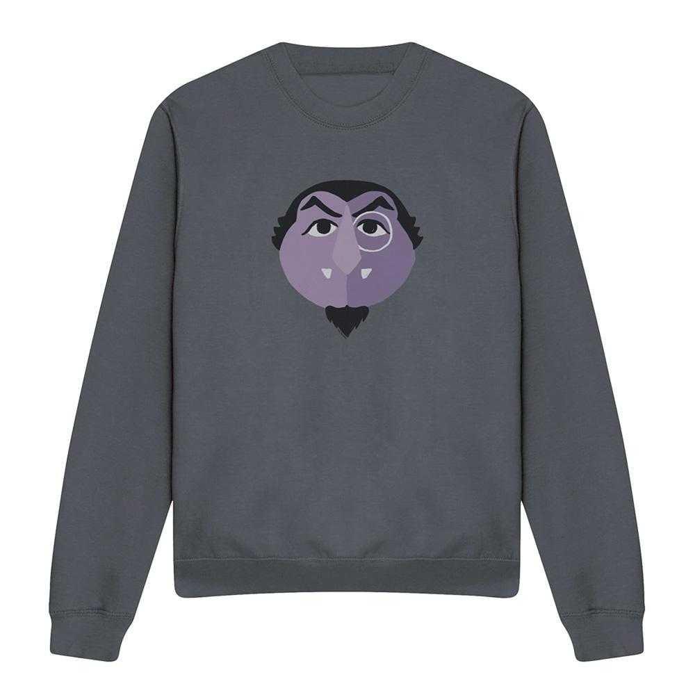 Sesame Street Unisex Adult The Count Glower Sweatshirt