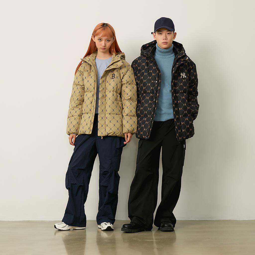 Новая коллекция MLB MONOGRAM New York Yankees 24FW Куртка Унисекс Черная 3ADJM1146-50BKS