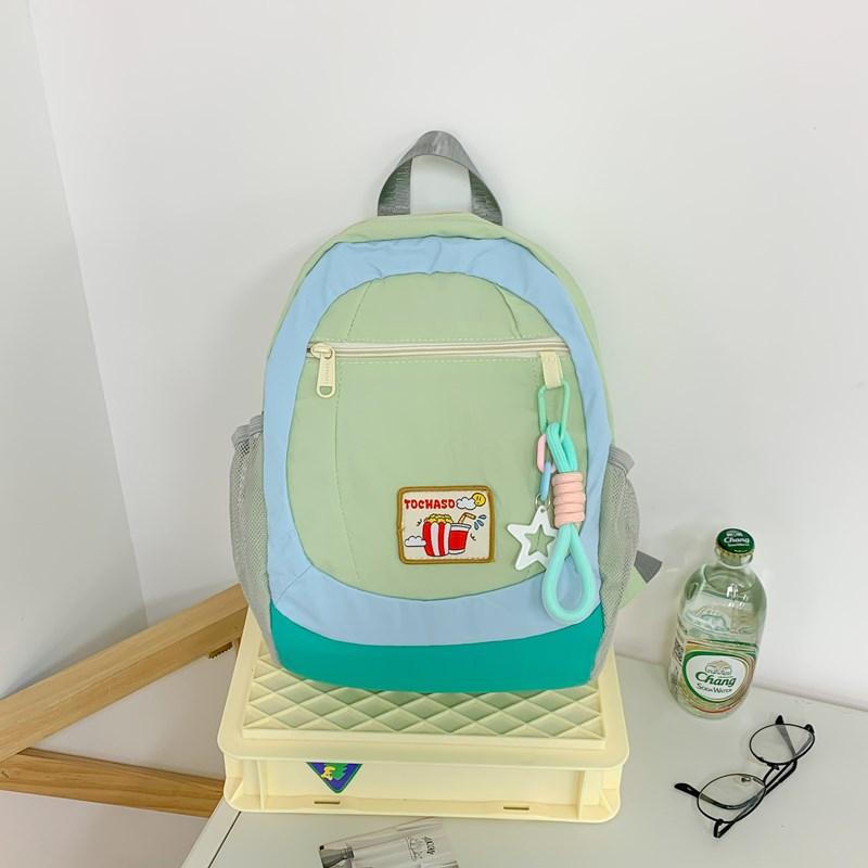 Школьный рюкзак лето новый милый корейский детский исследовательский маленький рюкзак Coco love love мороженое контрастный цвет мягкая девочка дорожный рюкзак