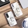 Чехол для телефона из закаленного стекла с текстурой розового мрамора для Vivo Y76 16 55 V29 Lite 5G 25 23 30 iQOO Z9X 12 Pro Neo X200 100 90 60