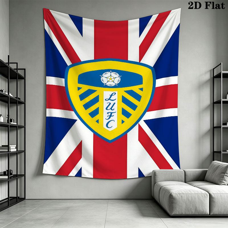 LUFC logo Wall Hanging Printed Fabric Blanket Decorative Tapestries for Bedroom Living Room Home Decor